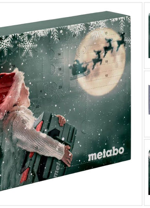 Metabo Calendario de Adviento con juego de herramientas de 31 piezas (626694000) puntas/vasos/trinquete