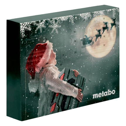 Metabo Calendario de Adviento con juego de herramientas de 31 piezas (626694000) puntas/vasos/trinquete