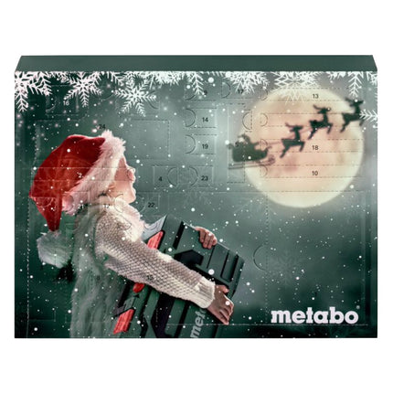 Metabo Calendario de Adviento con juego de herramientas de 31 piezas (626694000) puntas/vasos/trinquete