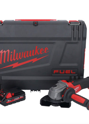 Amoladora angular a batería Milwaukee M18 FSAG115X-301X 18 V 115 mm sin escobillas + 1x batería 3.0 Ah + caja HD - sin cargador