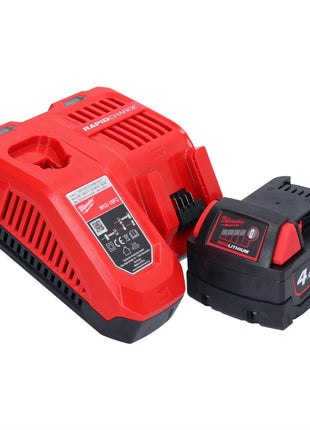 Meuleuse d'angle sur batterie Milwaukee M18 FSAG115X-401X 18 V 115 mm sans balais + 1x batterie 4,0 Ah + chargeur