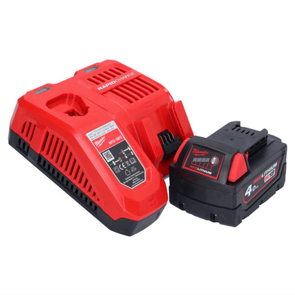 Amoladora angular a batería Milwaukee M18 FSAG115X-401X 18 V 115 mm sin escobillas + 1x batería 4,0 Ah + cargador