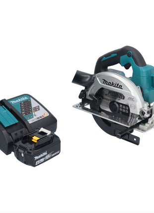 Makita DHS 661 RM1 Akku Handkreissäge 18 V 165 mm Brushless + 1x Akku 4,0 Ah + Ladegerät - Toolbrothers