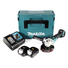 Makita DGA 504 RMJ Akku Winkelschleifer 18V 125mm Brushless + 2x Akku 4,0Ah + Ladegerät + Makpac - Toolbrothers