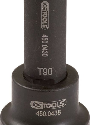 KS TOOLS 1" Kraft-Bit-Stecknuss Torx, lang, T60 ( 450.0471 ) - Toolbrothers