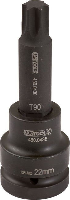 KS TOOLS 1" Kraft-Bit-Stecknuss Torx, lang, T60 ( 450.0471 ) - Toolbrothers