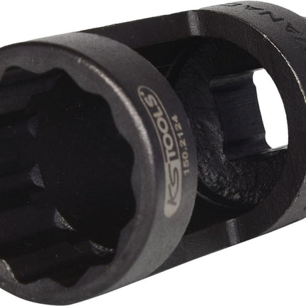 KS TOOLS Llave de vaso de 1/2' para inyectores, 12 cantos, 27 mm ( 150.2124 )