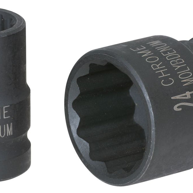 KS TOOLS 1/2" 12-kant-Kraft-Stecknuss, kurz, 9 mm ( 515.0988 ) - Toolbrothers