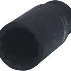 KS TOOLS 1/2' Llave de vaso de impacto de 12 cantos, larga, 24 mm ( 515.0957 )