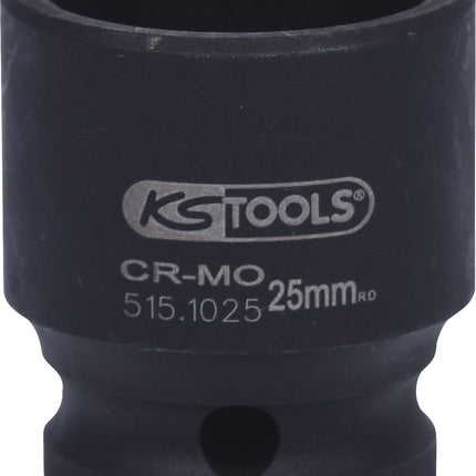KS TOOLS 1/2' Bussola esagonale p.avvitatori ad impulsi,corta,25mm ( 515.1025 )