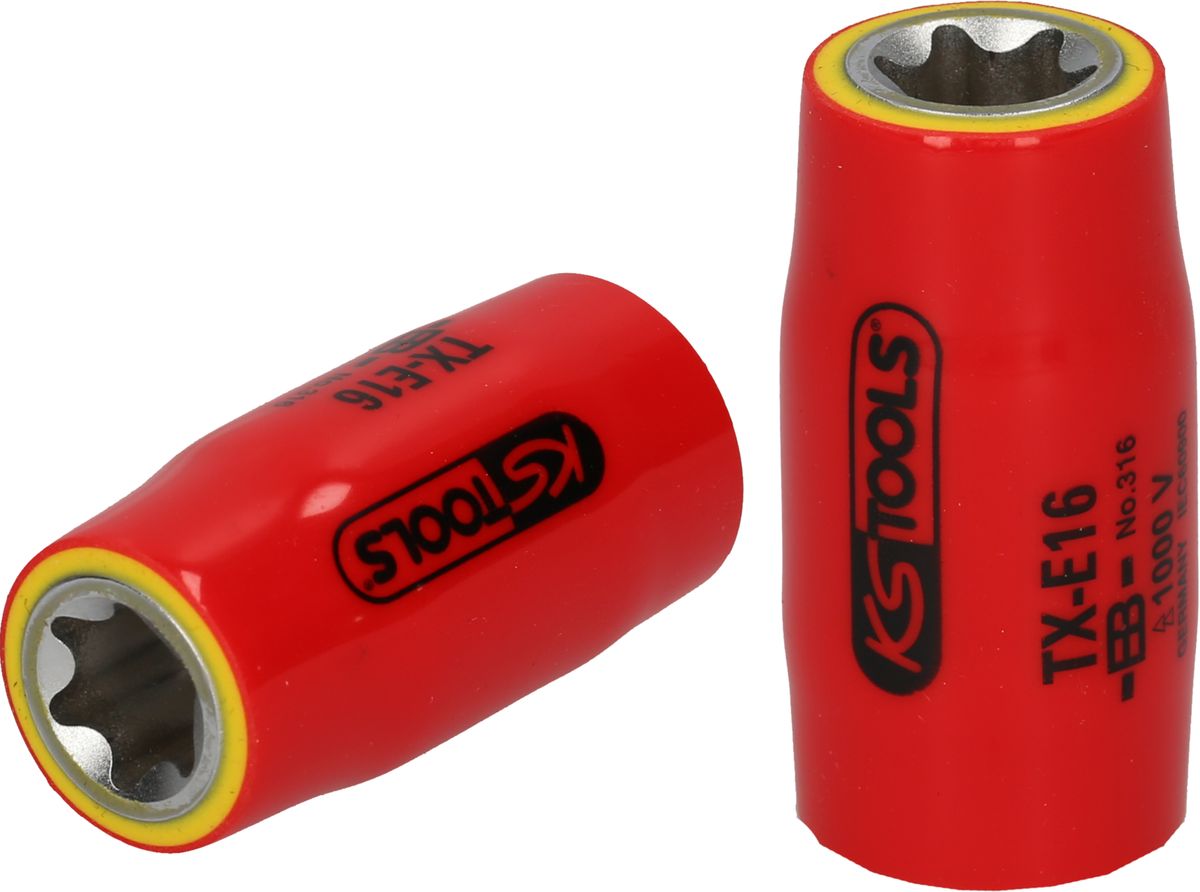 KS TOOLS Llave de vaso Torx-E de 1/2' con aislamiento protector, E20 ( 117.2359 )