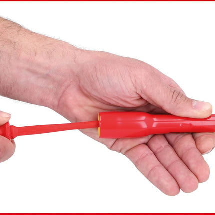 KS TOOLS 1/2" Verlängerung mit Schutzisolierung und Schraubenarretierung, 250mm ( 117.1203 ) - Toolbrothers