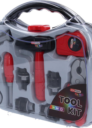 KS TOOLS Kinder Werkzeug-Satz mit Werkzeugkoffer, 21-tlg ( 100203 ) - Toolbrothers