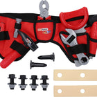 KS TOOLS Kinder Werkzeug-Satz mit Werkzeuggürtel, 20-tlg ( 100206 ) - Toolbrothers