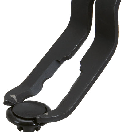 KS TOOLS Trim-Clip-Zange, Zangenende 35°, 190mm ( 115.1087 ) - Toolbrothers