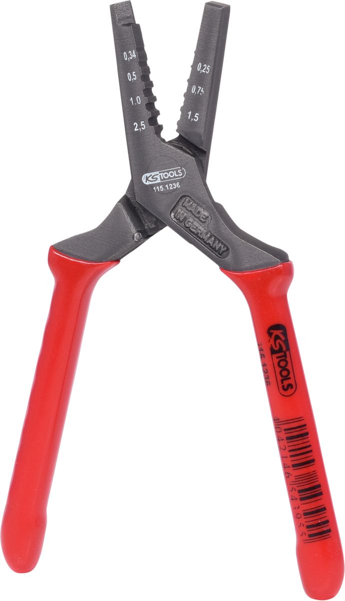 KS TOOLS Alicates para punteras, 0,25-2,5 mm ( 115.1236 )