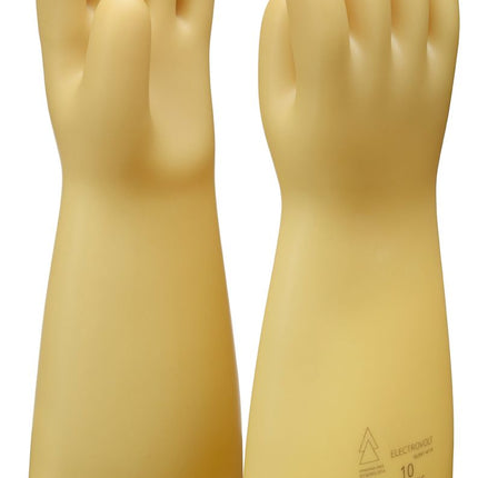 KS TOOLS Guante protector de electricista con aislamiento protector, talla 10, clase 00, blanco ( 117.0048 )