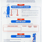 KS TOOLS Cartel de primeros auxilios en caso de electrocución  ( 117.0171 )