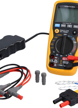 KS TOOLS Digital Multimeter inkl. Prüfspitzen mit integriertem Schlagschutz ( 117.0217 ) - Toolbrothers