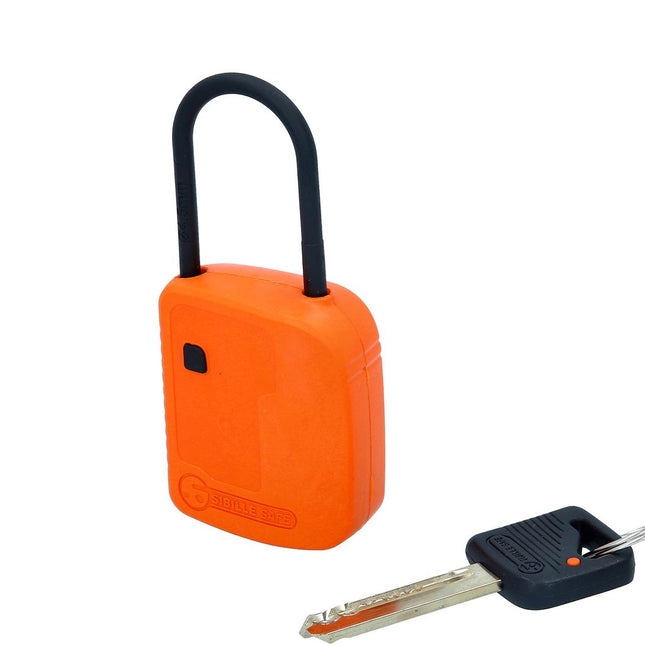 KS TOOLS Absperr-Vorhängeschloss, orange, Verbundmaterial, 38 mm ( 117.0220 ) - Toolbrothers
