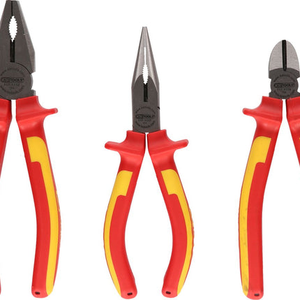 KS TOOLS ERGOTORQUE VDE Zangen-Satz, 3-tlg ( 117.1110 ) - Toolbrothers