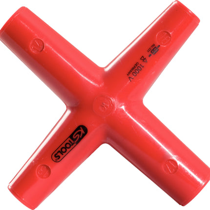 KS TOOLS Llave de cruz con aislamiento protector, 10x11x13x17 mm ( 117.1702 )