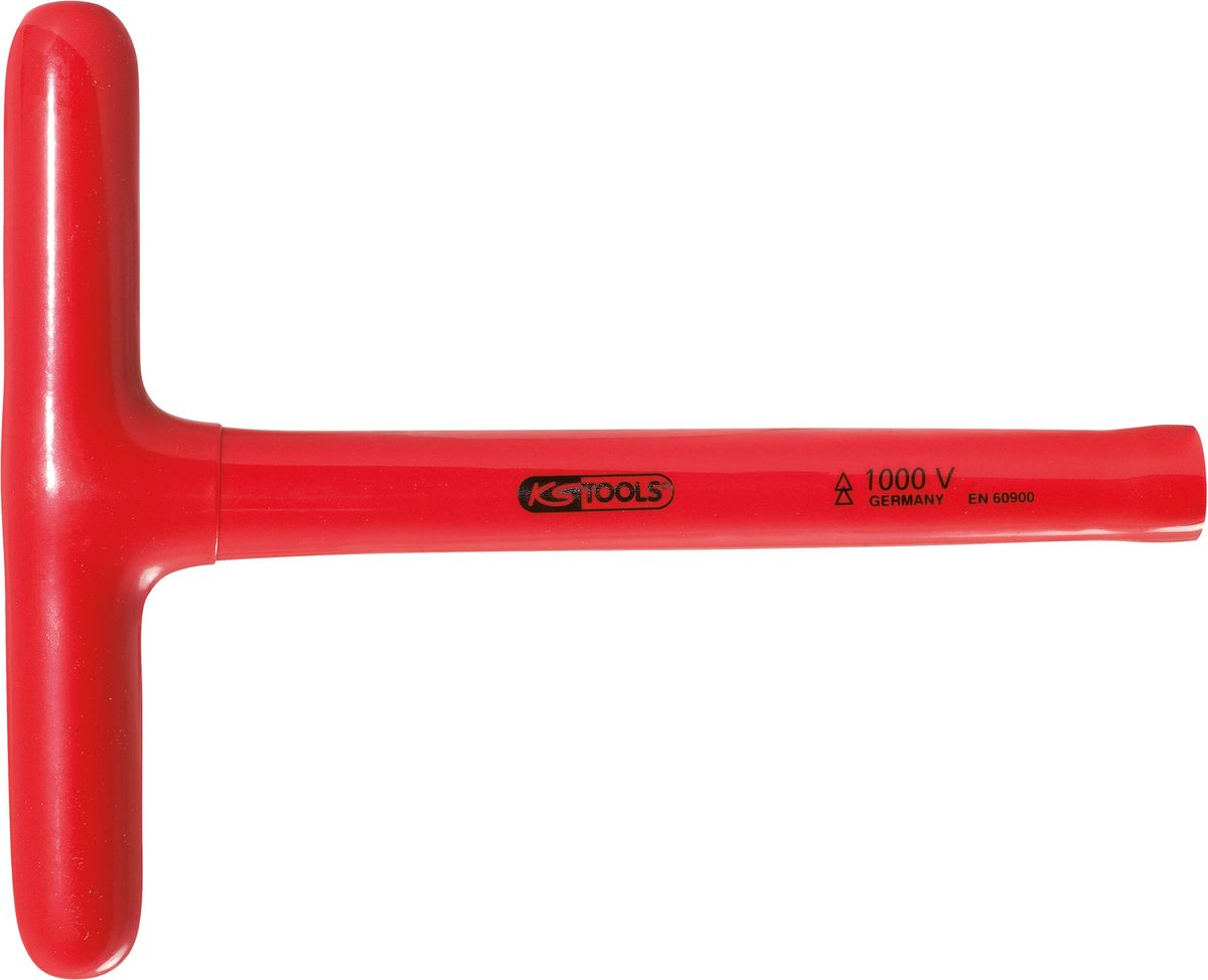 KS TOOLS Llave de vaso con mango en T y aislamiento protector, 17 x 300 mm ( 117.1731 )