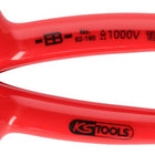 KS TOOLS Alicate de corte diagonal 1000V con argolla de fijación para cordones de seguridad ( 117.2204 )