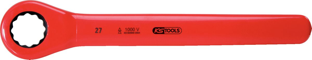 KS TOOLS Llave de estrella de carraca con aislamiento protector, 11/16' ( 117.2289 )