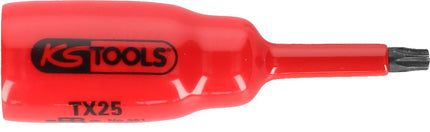 KS TOOLS Llave de vaso con punta de 3/8' y aislamiento protector para tornillos Torx, T40, corta ( 117.2461 )