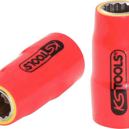 KS TOOLS 3/8" Stecknuss mit Schutzisolierung, 16mm ( 117.3841 ) - Toolbrothers