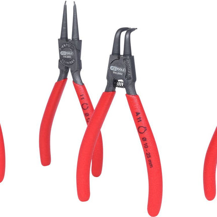 KS TOOLS Sicherungszangen-Satz, 10-25 mm, 4-tlg ( 119.2050 ) - Toolbrothers