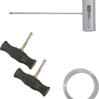 KS TOOLS Drahtschneide-Satz mit gezopftem Schneiddraht, 4-tlg ( 140.2245 ) - Toolbrothers