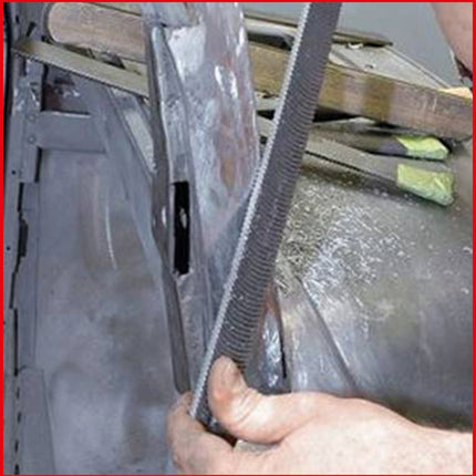 KS TOOLS Cuerpo de lima de carrocero, picado cruzado, picado 3 ( 140.3015 )