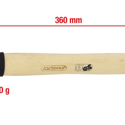 KS TOOLS Schlosserhammer mit Hickorystiel, 1000g ( 142.1400 ) - Toolbrothers