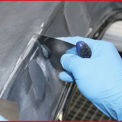 KS TOOLS Espátula STAINLESS STEEL, con mango corto, 150 mm ( 144.0634 )