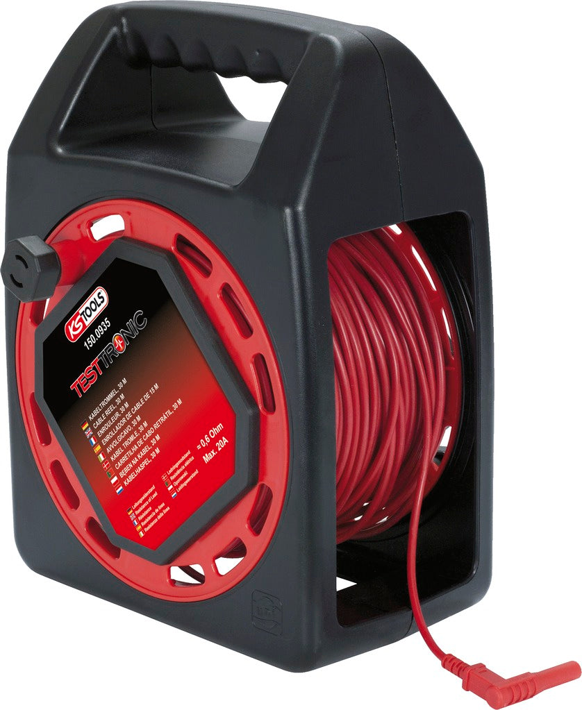 KS TOOLS Enrouleur de câble de contrôle Testtronic 30 m ( 150.0935 )