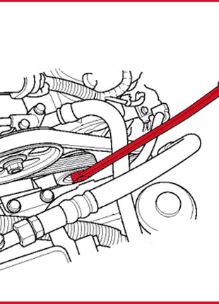 KS TOOLS Keilriemen-Schlüssel Torx T45 für Renault ( 150.1226 ) - Toolbrothers