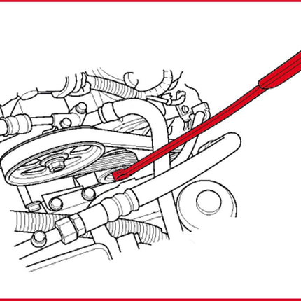 KS TOOLS Llave para rodillos de desvío de Renault Torx T50 ( 150.1302 )