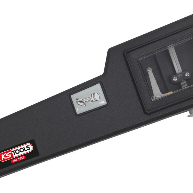 KS TOOLS Aparato de comprobación de presión de compresión para motores de gasolina con registrador de diagrama ( 150.1659 )