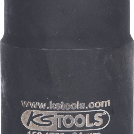 KS TOOLS 3/4" 12-kant-Antriebswellen-Kraftstecknuss, 24mm ( 150.1702 ) - Toolbrothers