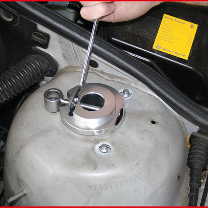 KS TOOLS Herramienta de reglaje de caída de dirección para BMW, 5er, 6er, 7er ( 150.1822 )