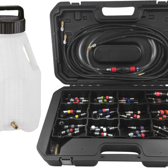 KS TOOLS Kraftstoffsystem Prüf- und Reinigungs-Satz, 43-tlg ( 150.1860 ) - Toolbrothers