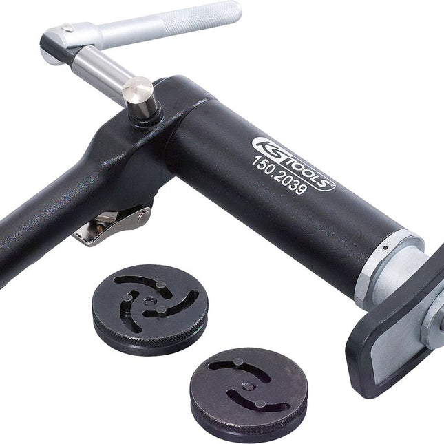 KS TOOLS Mecanismo de giro/prensa universal, con husillo neumático, 3 pzs ( 150.1925 )