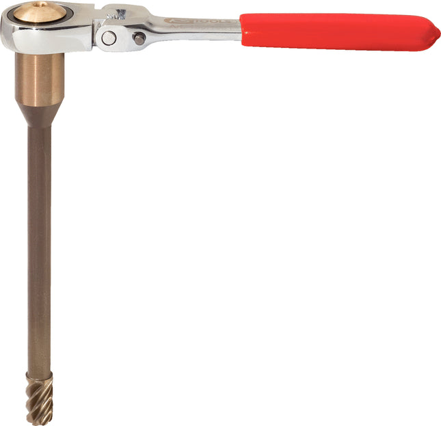 KS TOOLS Escariador para sensores de ABS con carraca en ángulo, Ø 10,0 mm  ( 150.1981 )