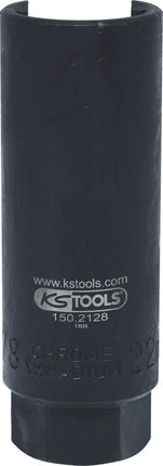 KS TOOLS Bussola 3/8' per sonde lambda, profonda, scanalata, 22 mm ( 150.2128 )