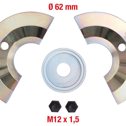 KS TOOLS Halbschalen-Ergänzungs-Satz 5-tlg für Ø 62 mm ( 150.2141 ) - Toolbrothers