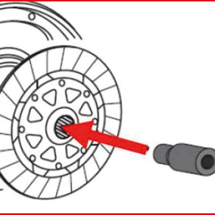 KS TOOLS Kupplungs-Zentrier-Dorn Ø 28,0 mm für SAC Kupplungen für BMW ( 150.2404 ) - Toolbrothers