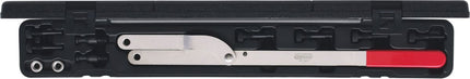 KS TOOLS Juego universal de contra-fijación para poleas de correas de distribución, 11 pzs ( 150.3000 )