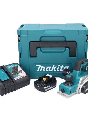 Makita DKP 180 RF1J Akku Hobel 18 V 82 mm + 1x Akku 3,0 Ah + Ladegerät + Makpac - Toolbrothers